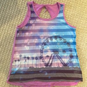 Justice Size 18 / 20 Purple & Blue Tank Top